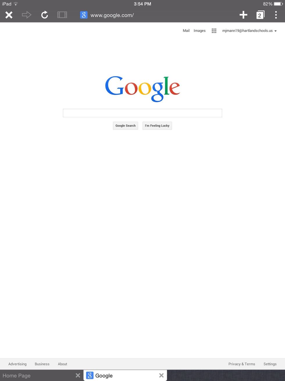 Go to your search engine