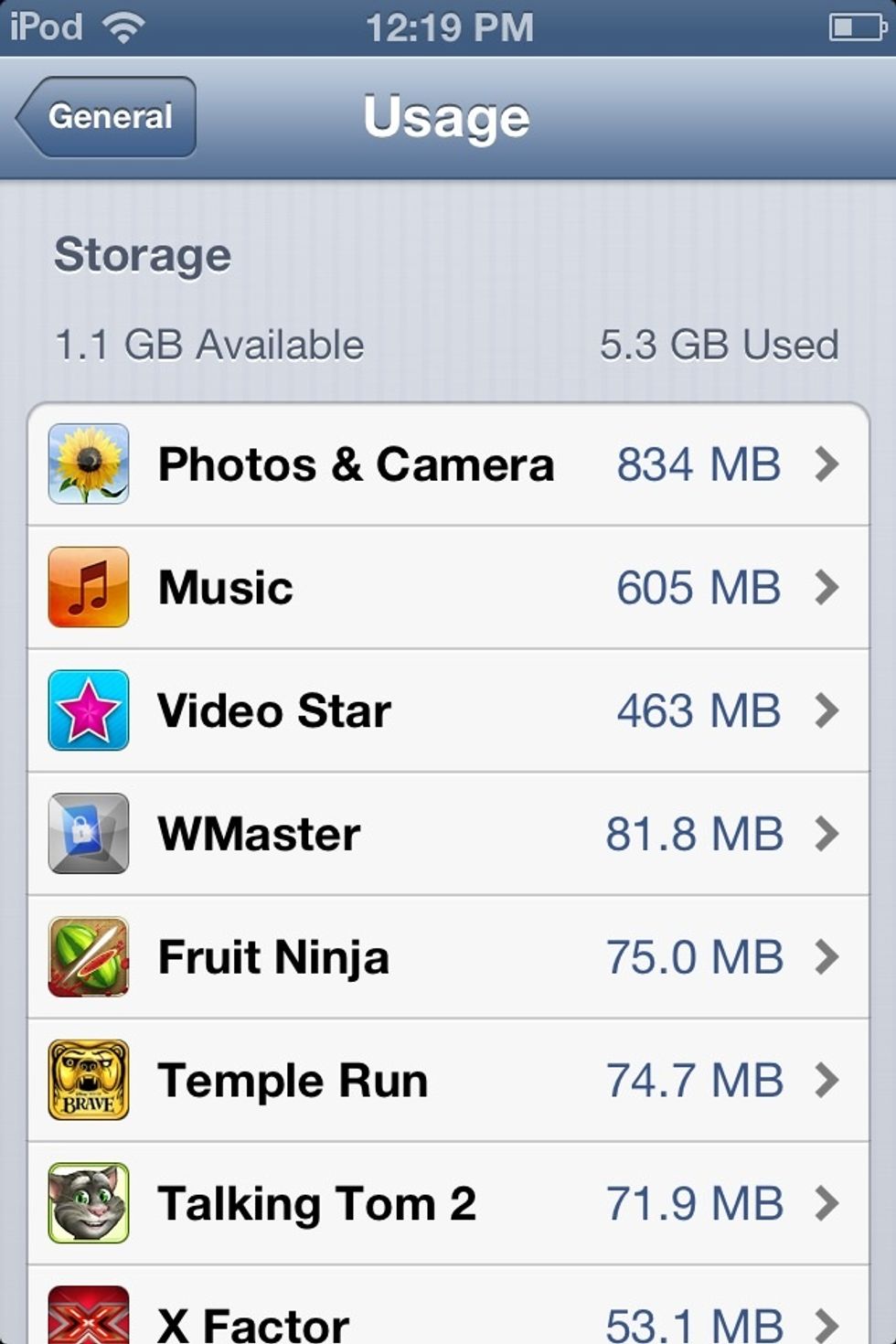 Go to your usage, and delete the apps that take up most memory. Unless, of course, they are your favorites!