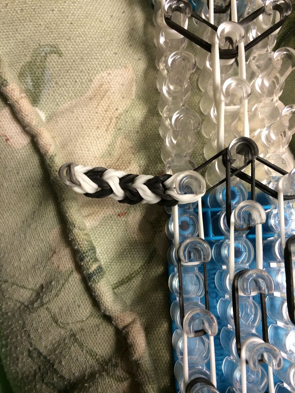 Go up near the neck and shoulder and put one here