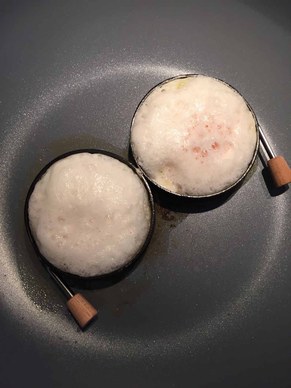 Go with the rest of the whites on top; with a spoon and gently please