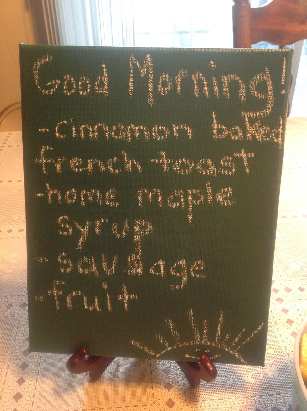 Good for menus, notes, inspirational quotes, drawings, etc.