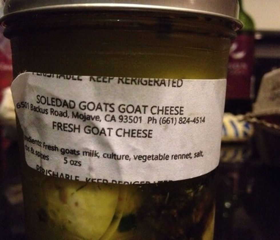 Good goat cheese is crucial, you can get some at your local farmers market or Trader Joe's.