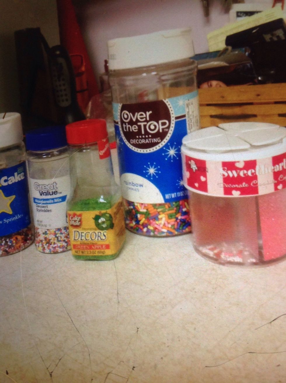 Good, now if you want to put sprinkles on you can this is also optional.