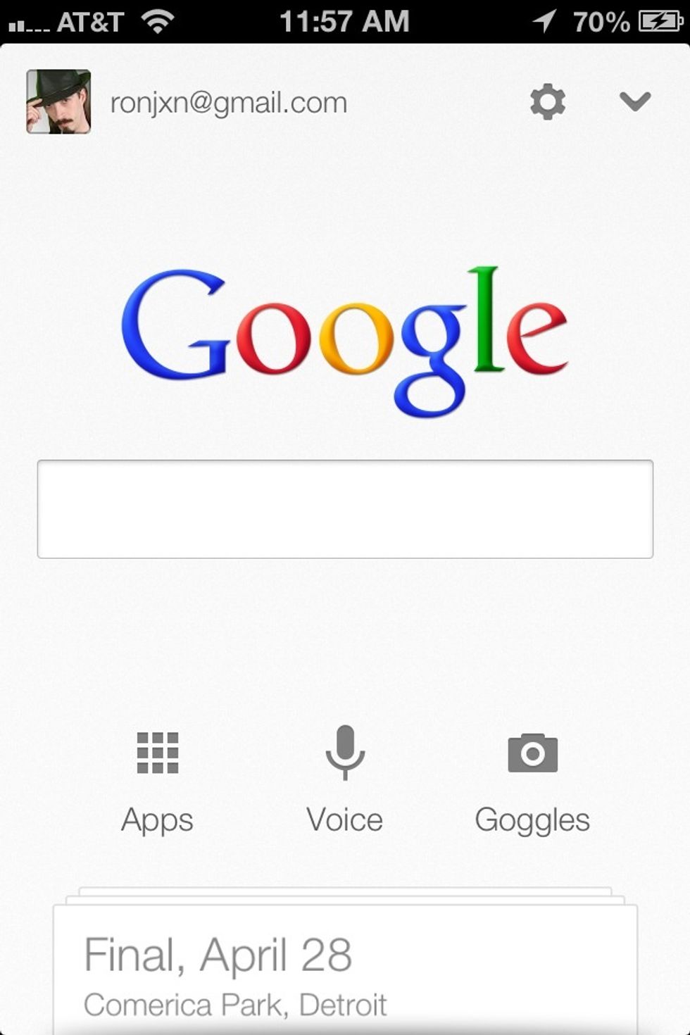 Google now is kind of like digital sticky notes that give updated information. See this image in full size. The notes (called cards) are at the bottom. Just swipe up to open them.