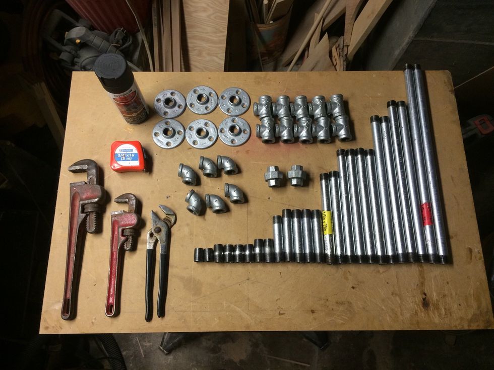 Got all my pieces, now I'm ready to assemble.
