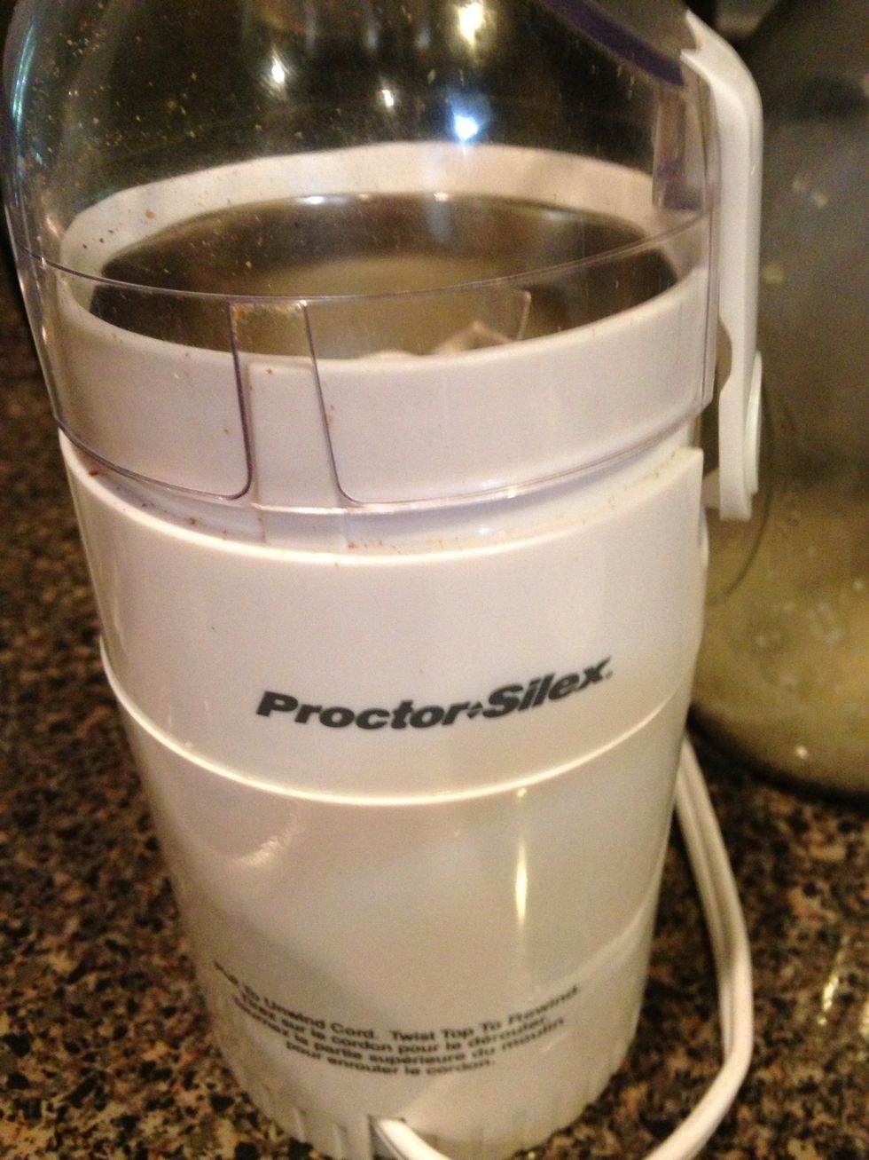 Got my grinder from Amazon for about $8. You can use a coffee grinder, but then your "cheese" will taste like coffee... To each their own! \ud83d\ude1b