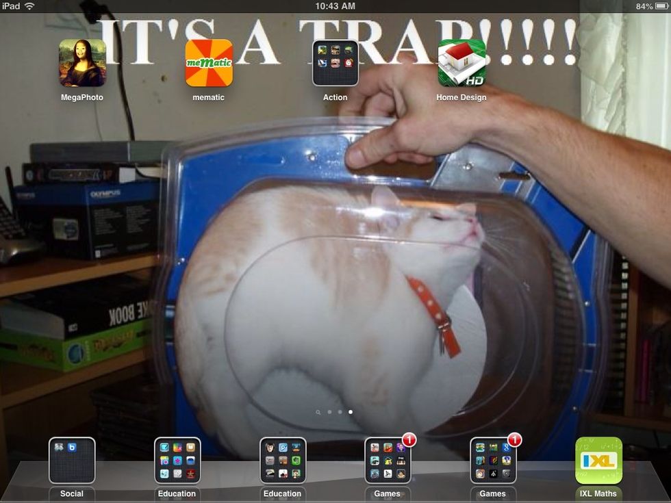 Got to your iPad home screen