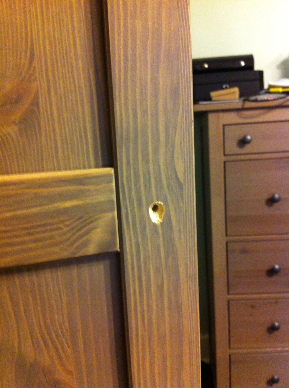 Gotta countersink the back cuz the screws are short.