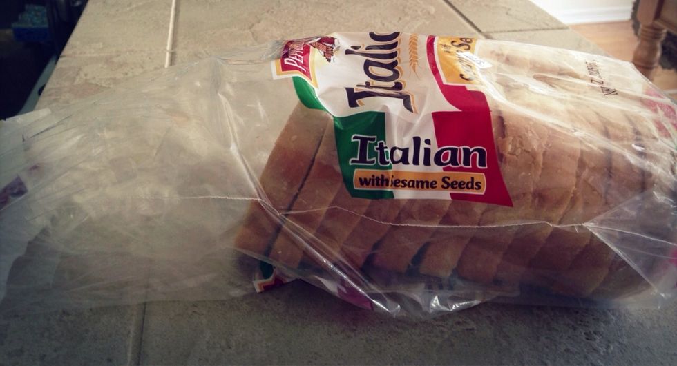 Grab 1 slice of bread! Any bread is fine.