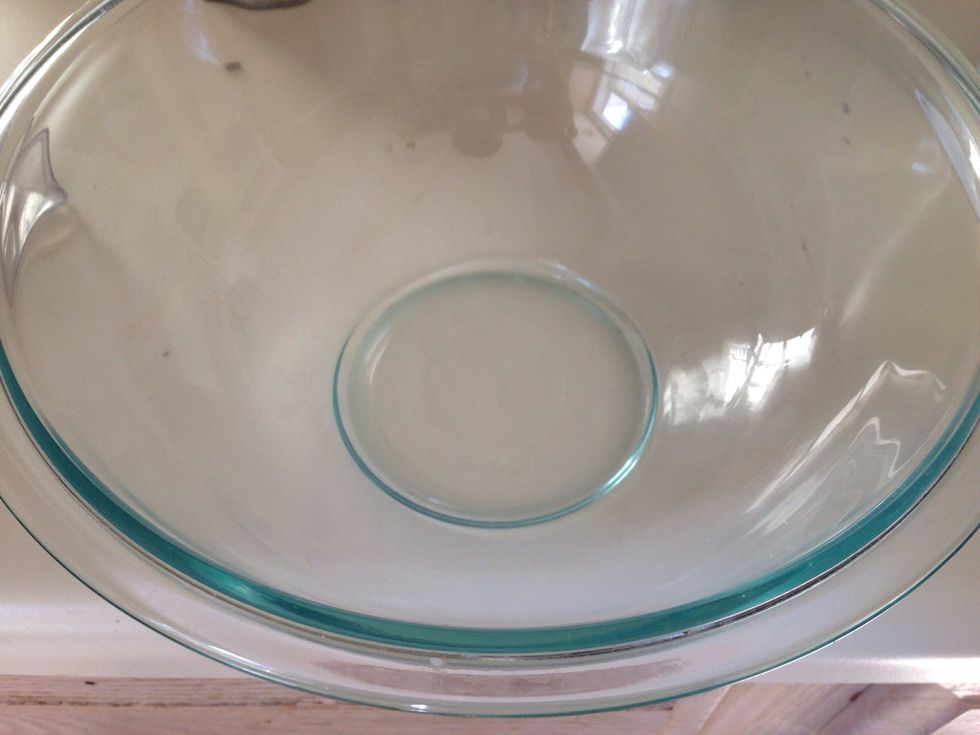 Grab a bowl to mix your eggs and milk together!