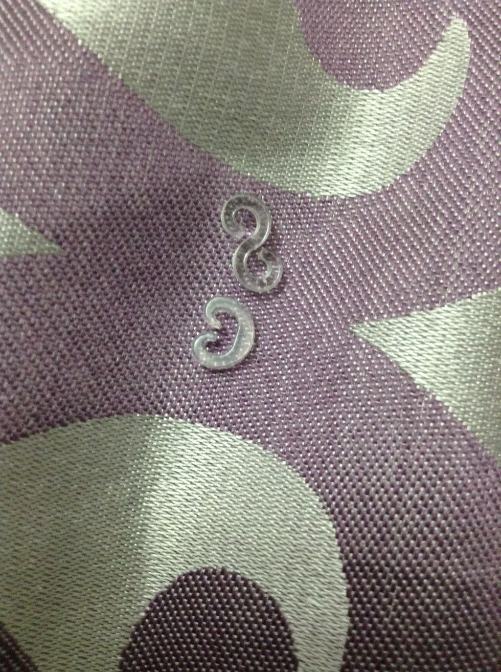 Grab a C clip or a S clip (I prefer S clip)