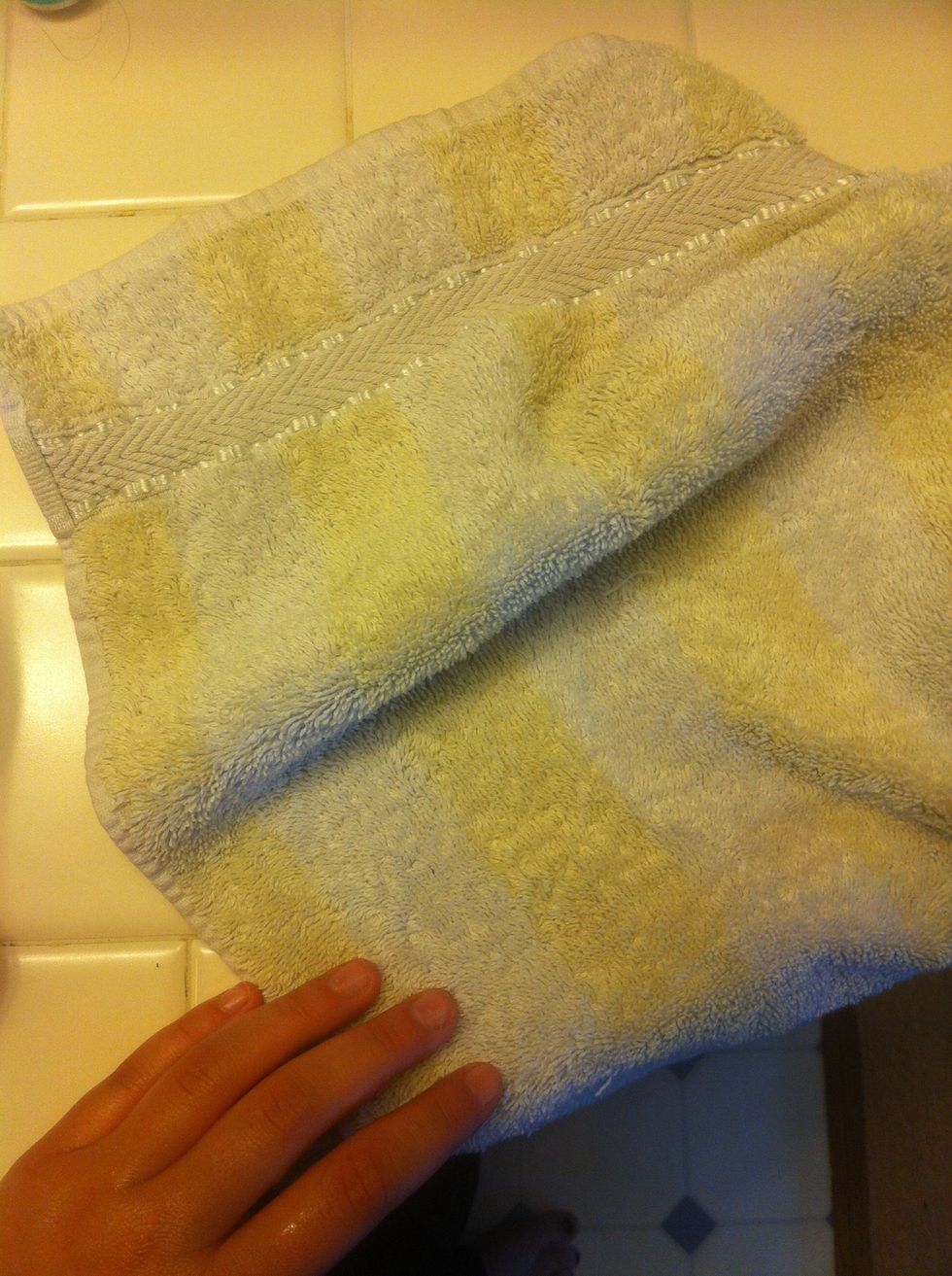 Grab a clean dry hand towel