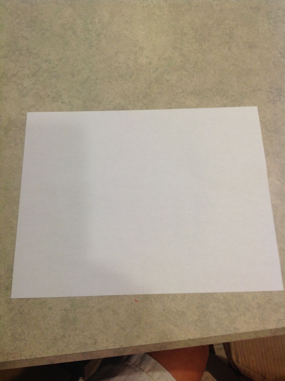 Grab a clean sheet of paper.