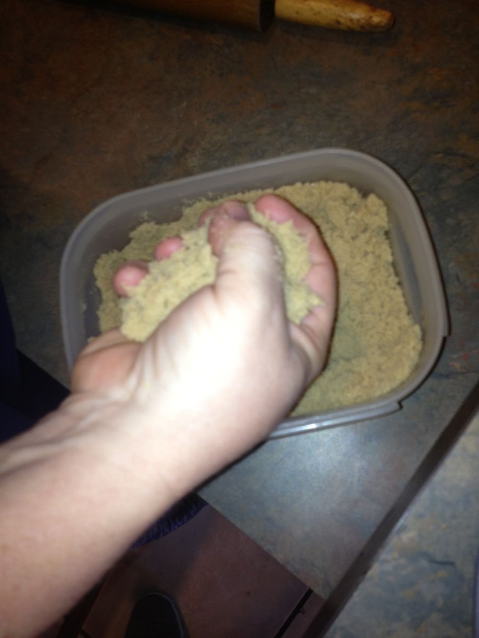 Grab a handful of your brown sugar.