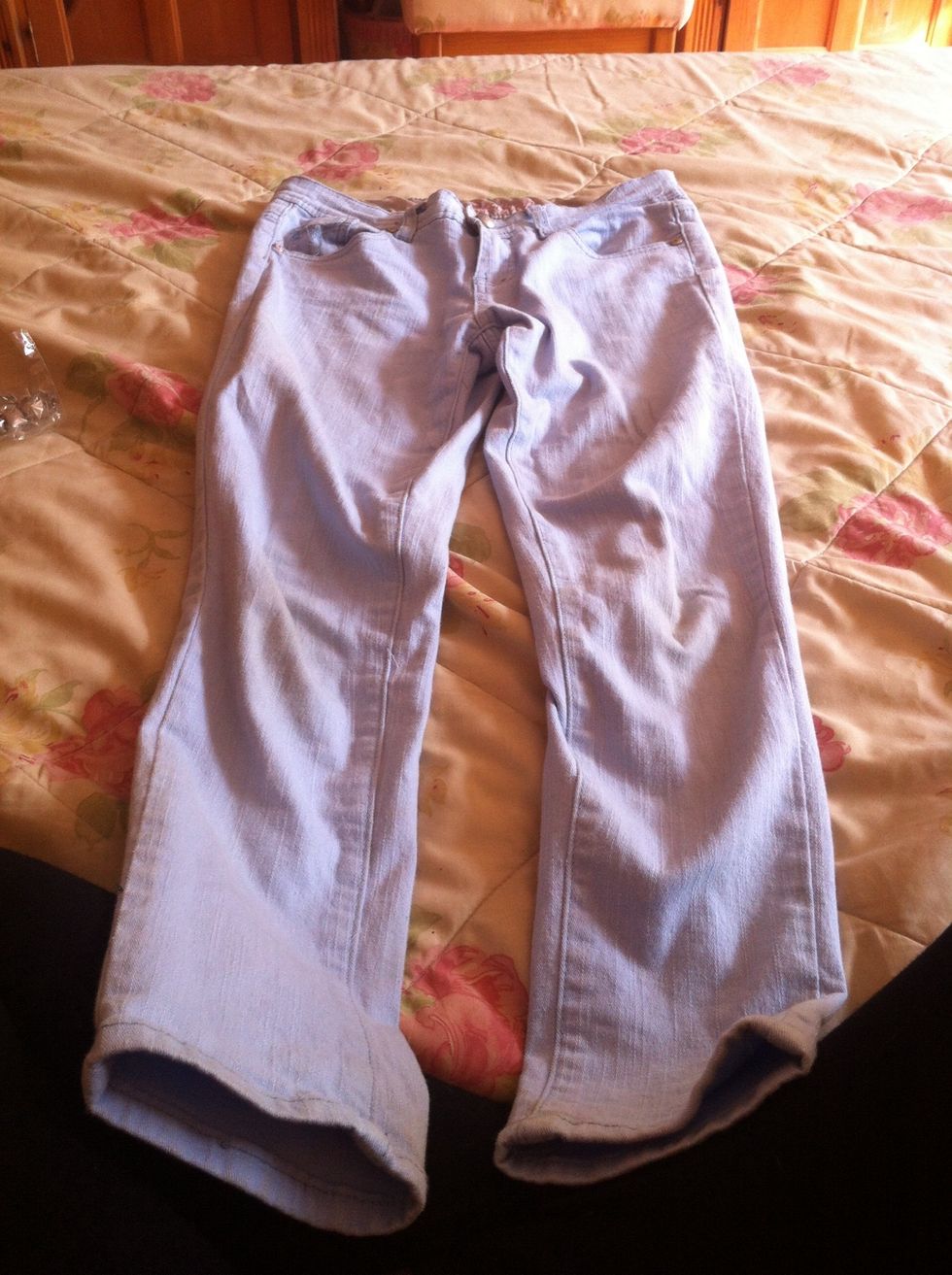 Grab a pair of old jeans