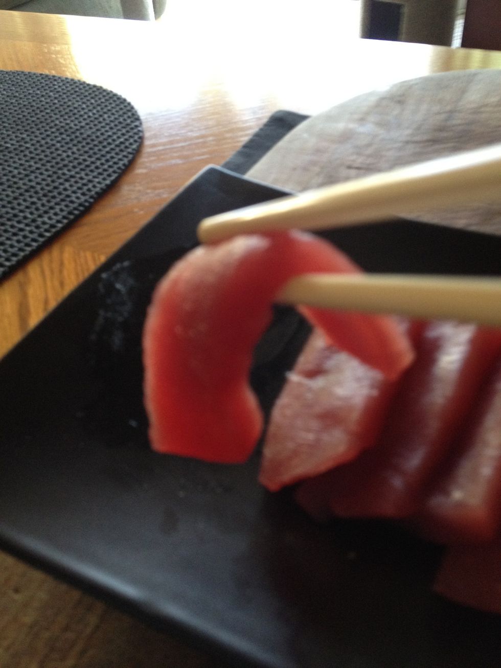 Grab a piece of tuna....