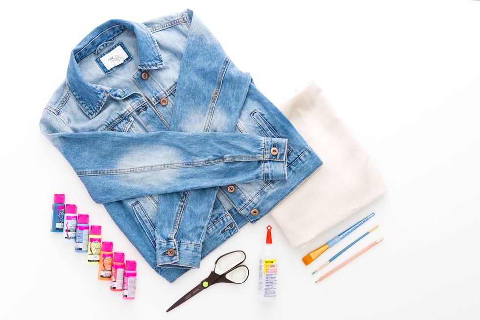 Grab a plain jacket and the rest of your supplies and let\u2019s get started!