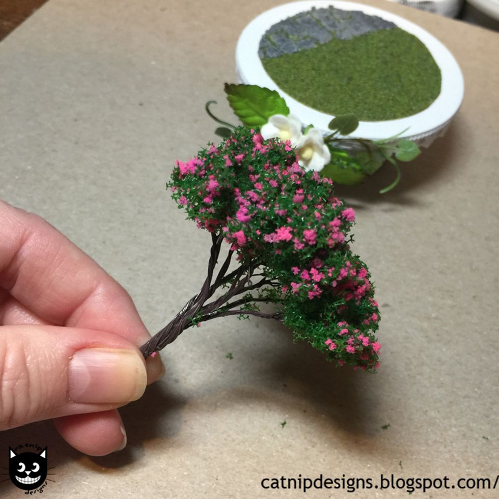 Grab a Tiny Tree with Pink Blossoms...