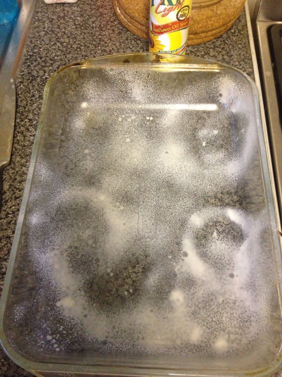 Grab a tray and oil it a bit (or put lard, butter, whatever you fancy).