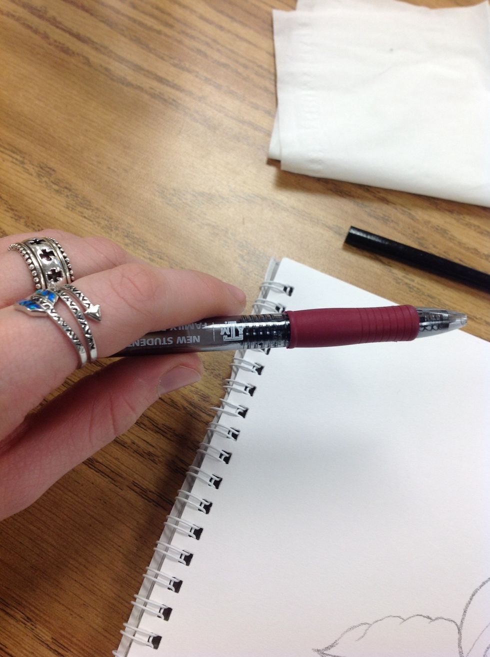 Grab an ink pen. Any color.