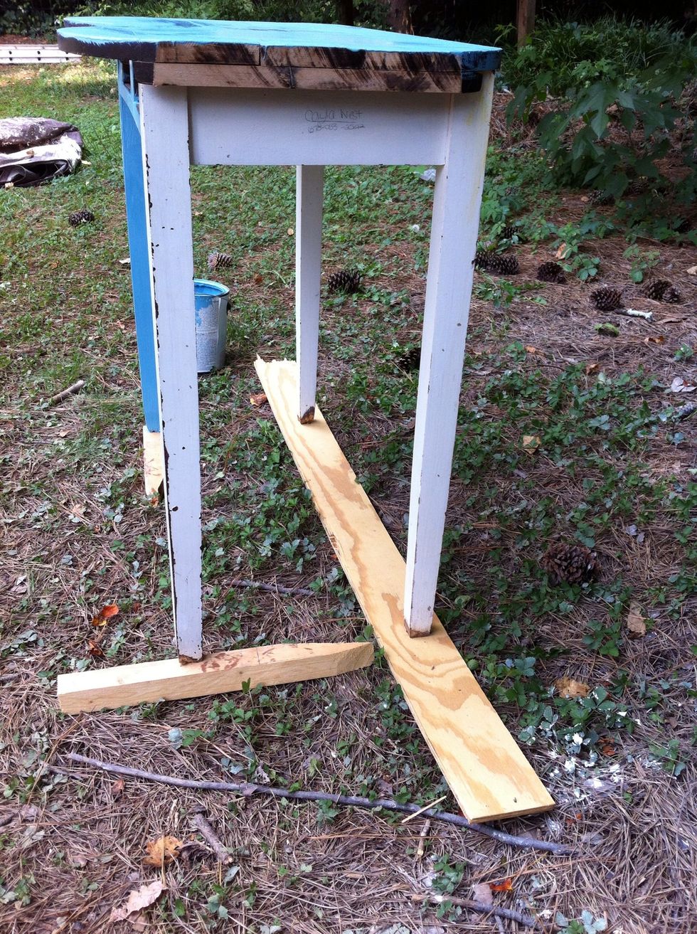 Grab any old piece of furniture (mine was being loaded onto my hubby's truck headed for goodwill when I spotted it & said waaaaait!!) whew... rescued it in the nick of time :)