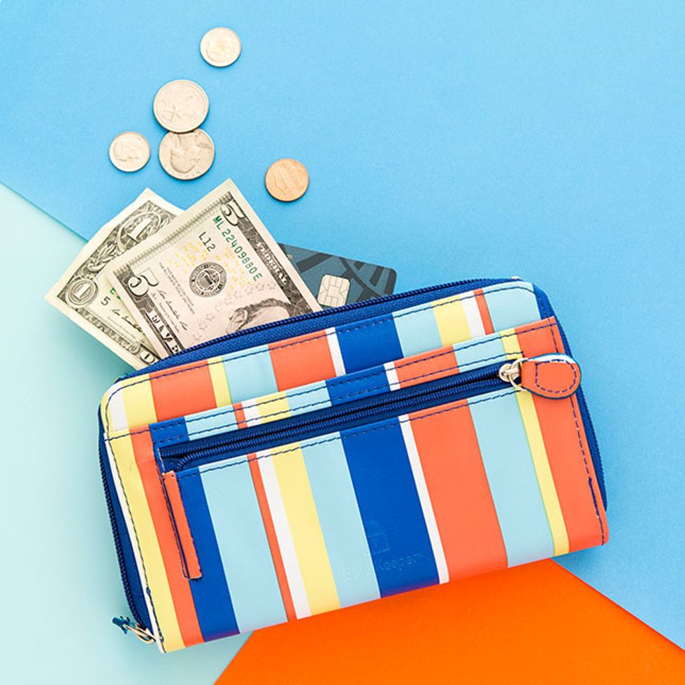 Grab one of these colorful wallets ($20) for mom and put a note inside to thank her for her sage advice on being moneywise. Click here: http://jcp.is/1rwZ08F