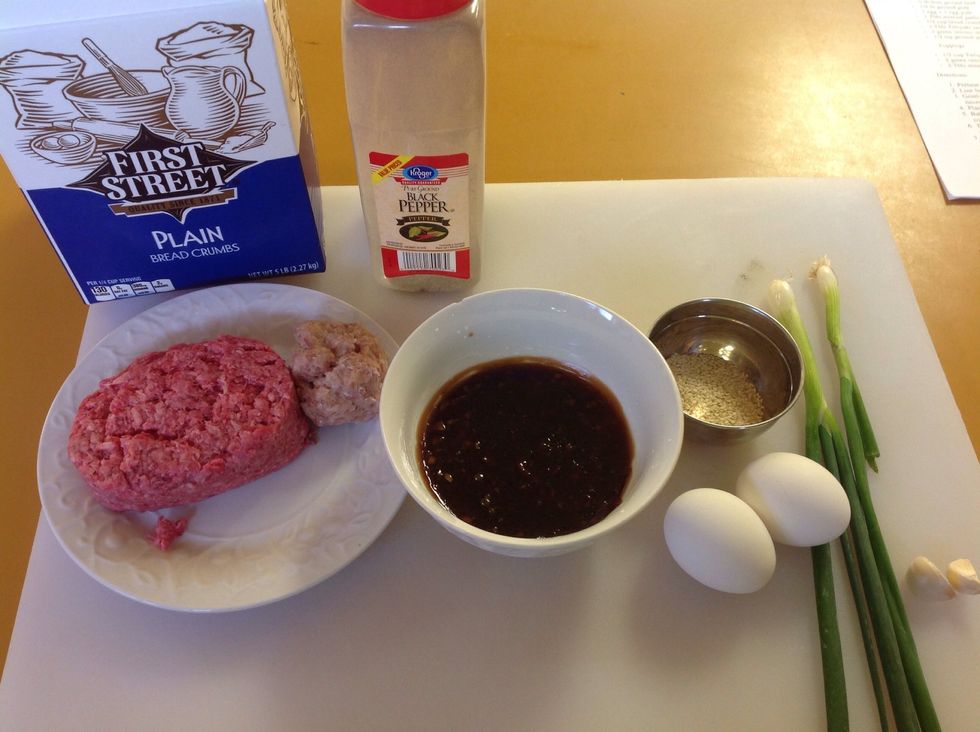 Grab out all necessary ingredients.