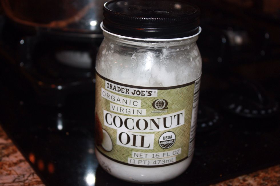 Grab some oil, I used coconut oil but use whatever you have