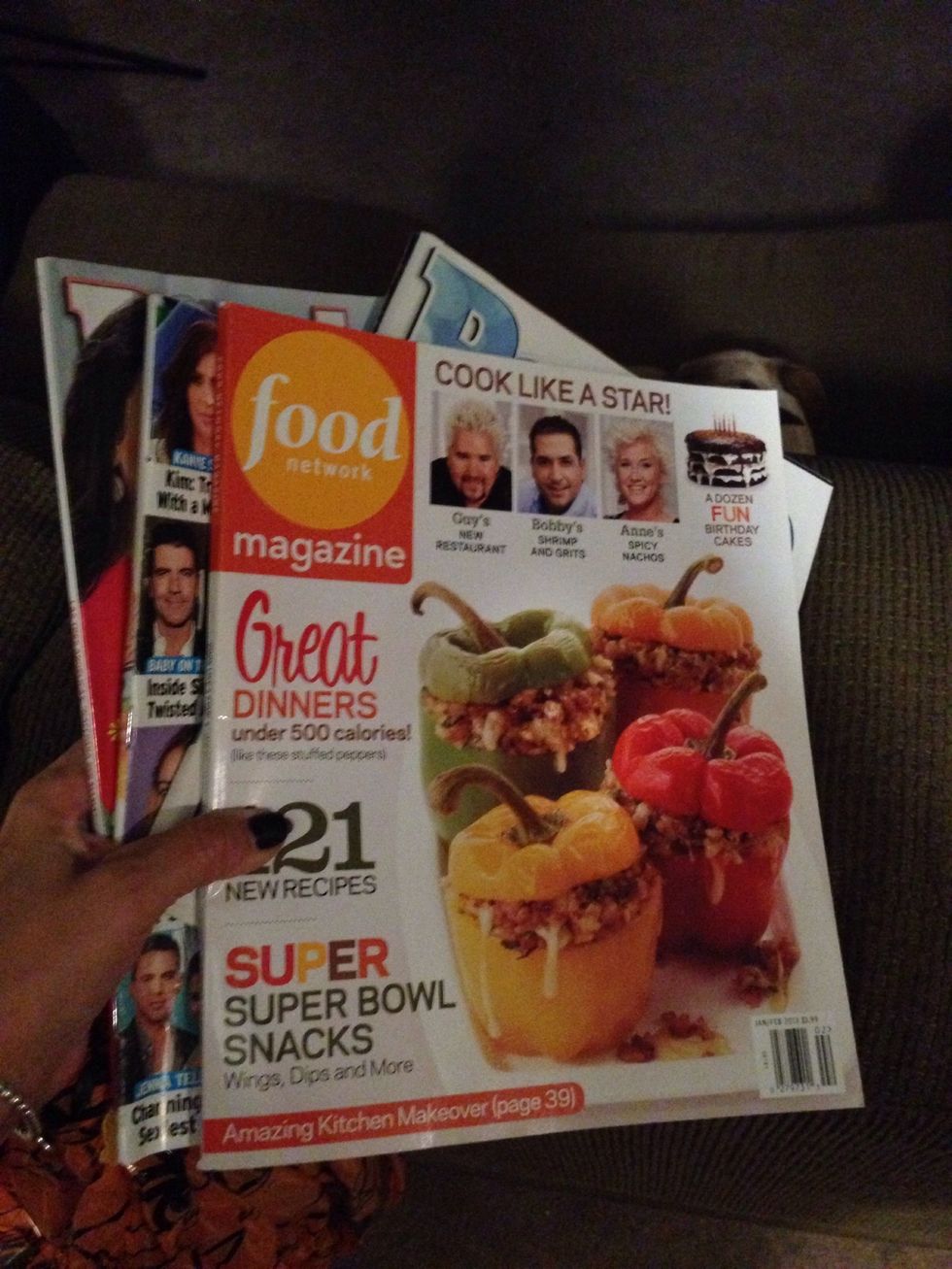 Grab some old mags or newspapers