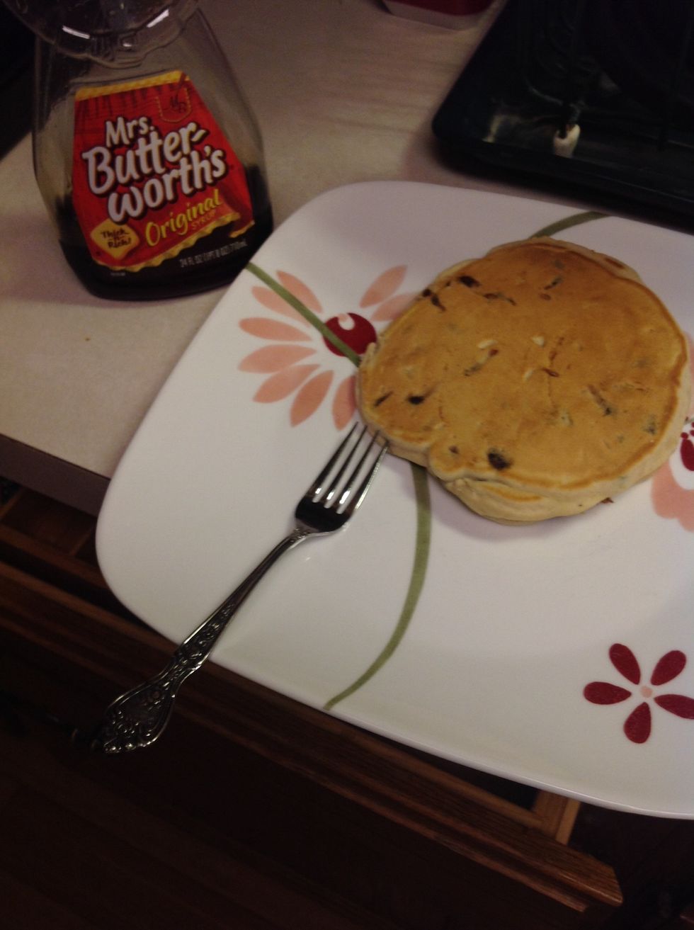 Grab syrup and a fork and you are ready to eat. But wait..