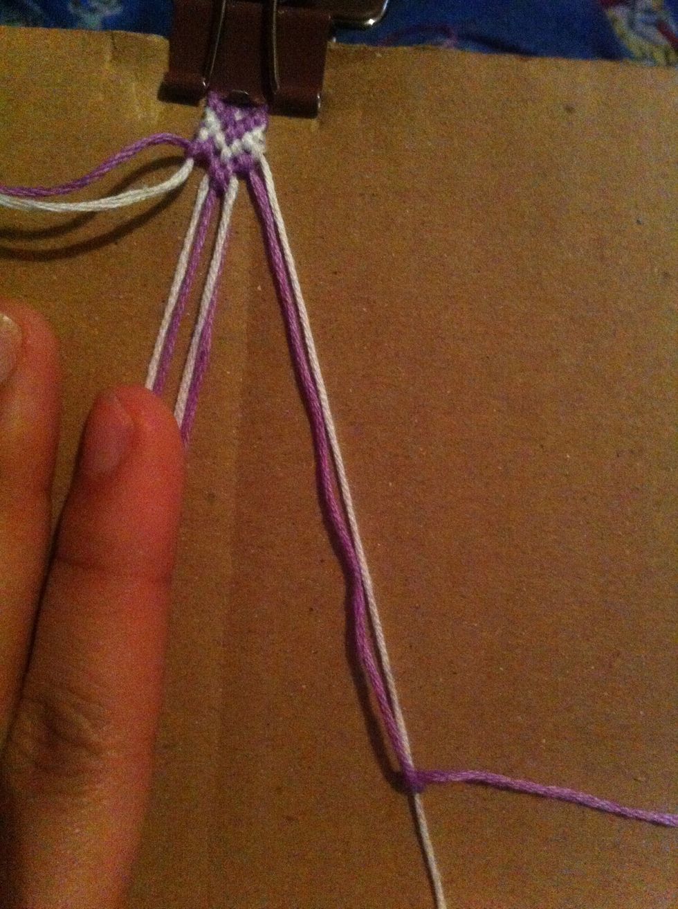 Grab the 7th and 8th and do a 4ward knot.