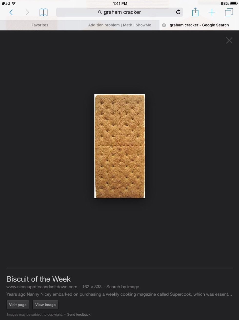 Grab the gram crackers.