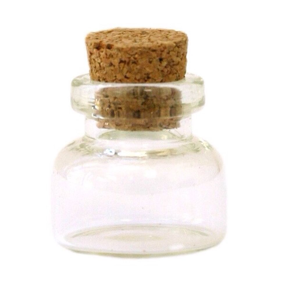 Grab the jar and take out the cork.