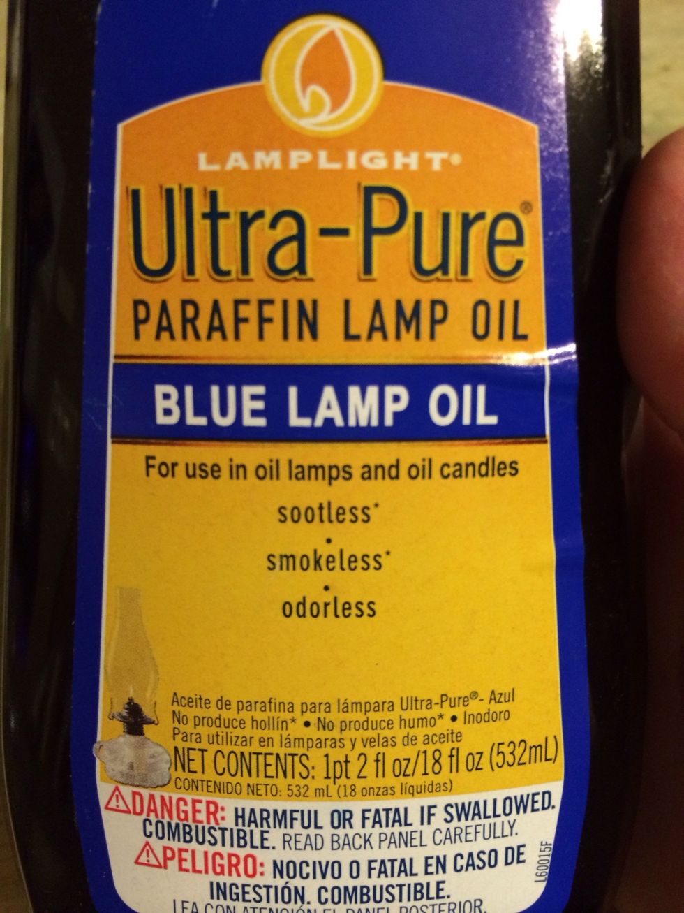 Grab the lamp oil. I love the colored oil. There is no real function except the color is pretty in a clear lamp. I've read canola oil with a few drops of essential fragrance oil may also be used.