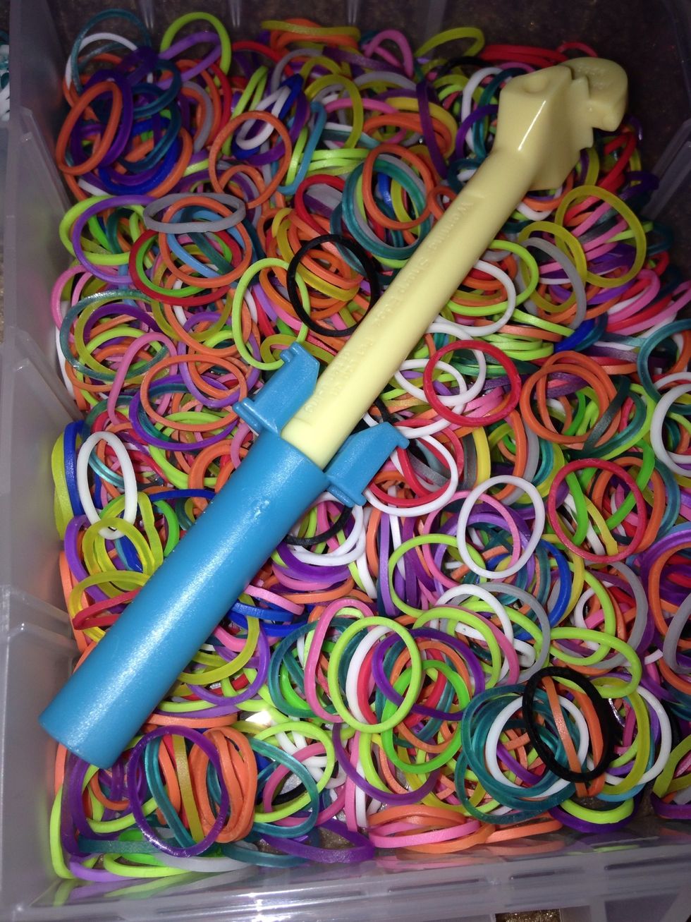 Grab the loom stick lol :)
