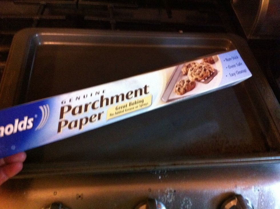 Grab the parchment paper and cookie sheet.