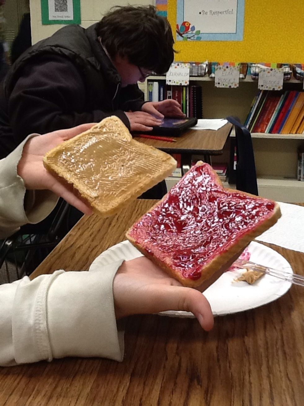 Grab the two slices.