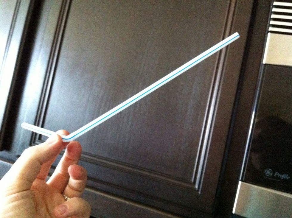 Grab two bendy straws