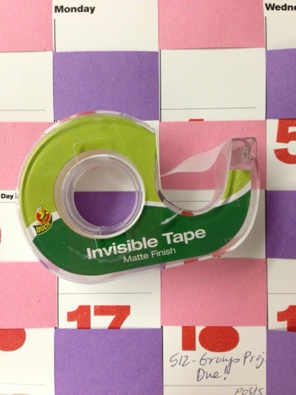 Grab your clear tape for the final step.