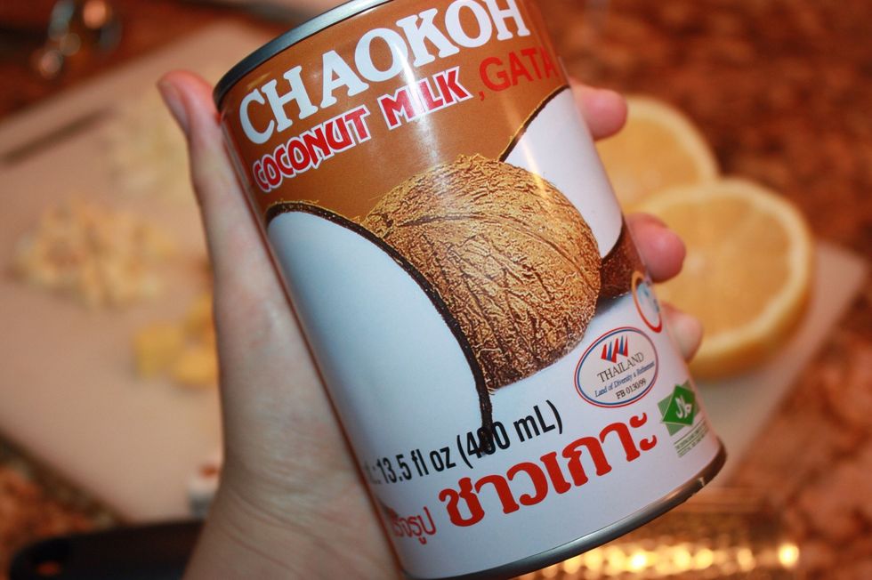 Grab your coconut milk