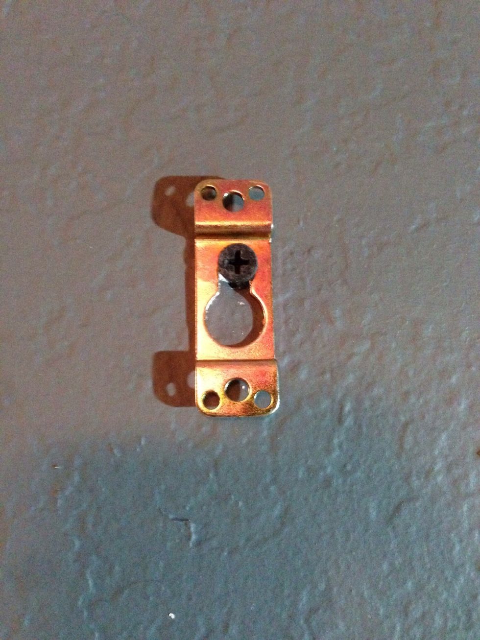 Grab your hinge system and just make sure everything fits.