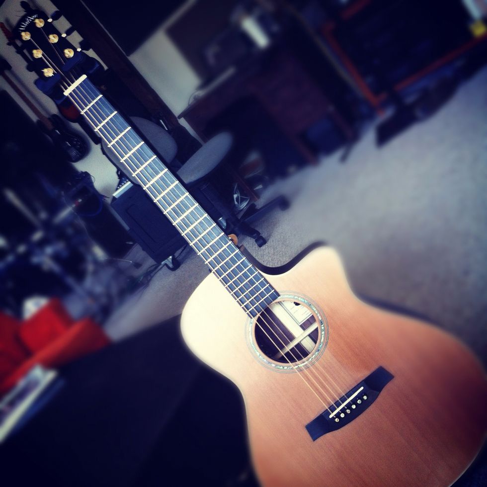 Grab your instrument!      Below  is a great resource to find the tuning of almost any instrument. http://tunings.pbworks.com