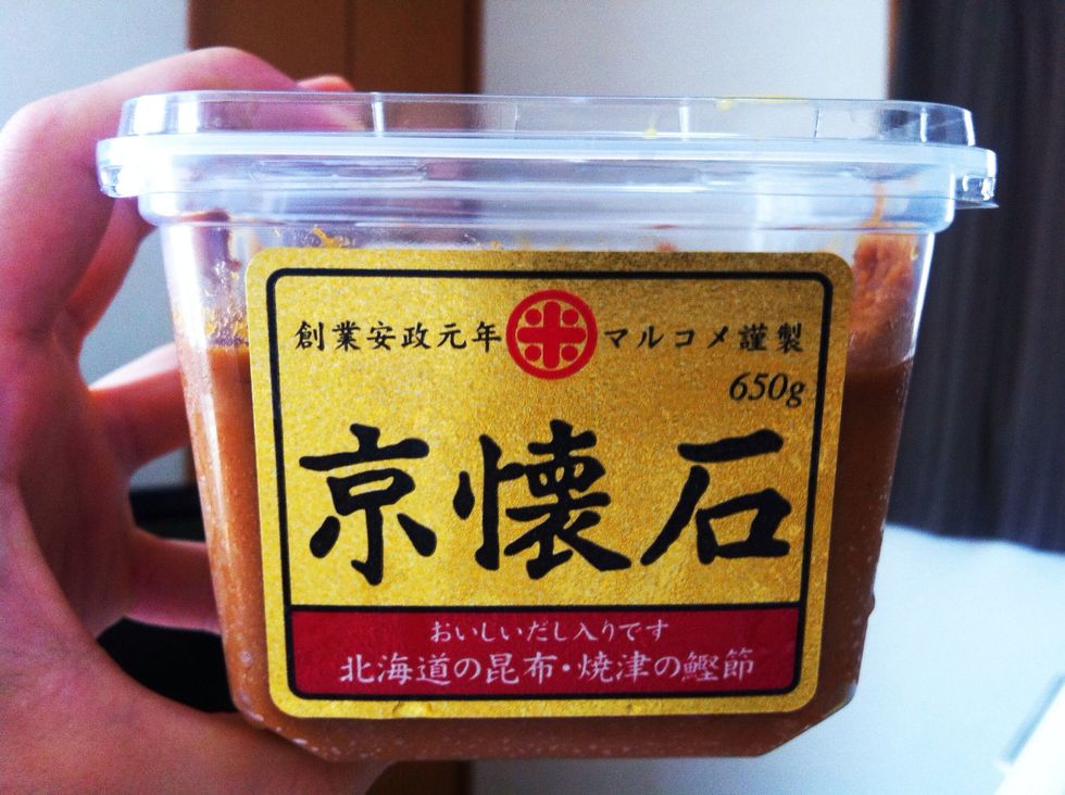 Grab your miso. (probably white miso rather than red).
