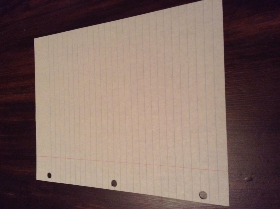 Grab your paper.