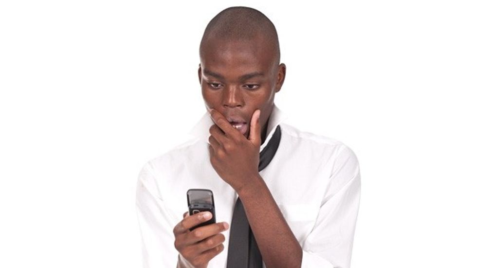 Grab your phone and a menu of a pizza restaurant. The menu is great because you can kill 2 birds with one big rock. On the menu you can figure out what you want to eat and the places phone number.