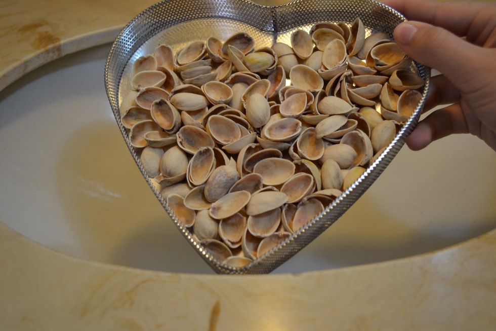 Grab your pistachio shells