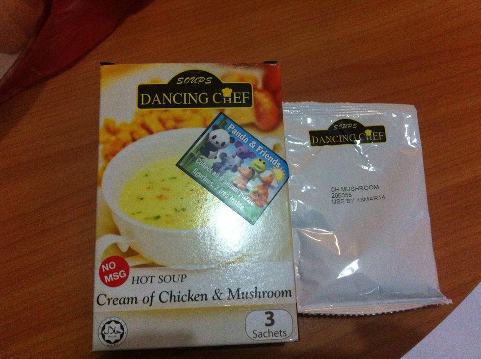 Grab your premix powdered soup