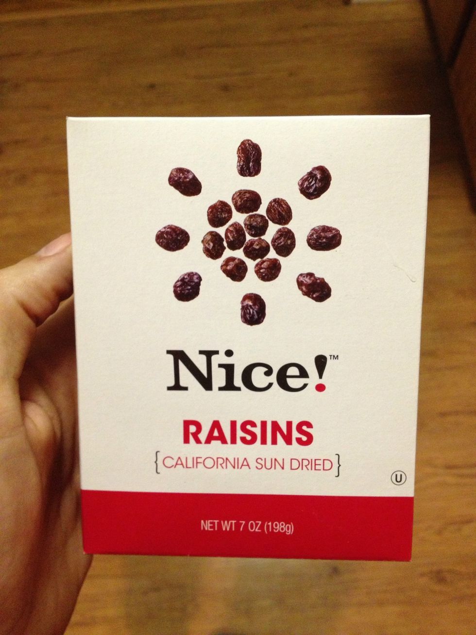 Grab your raisins.