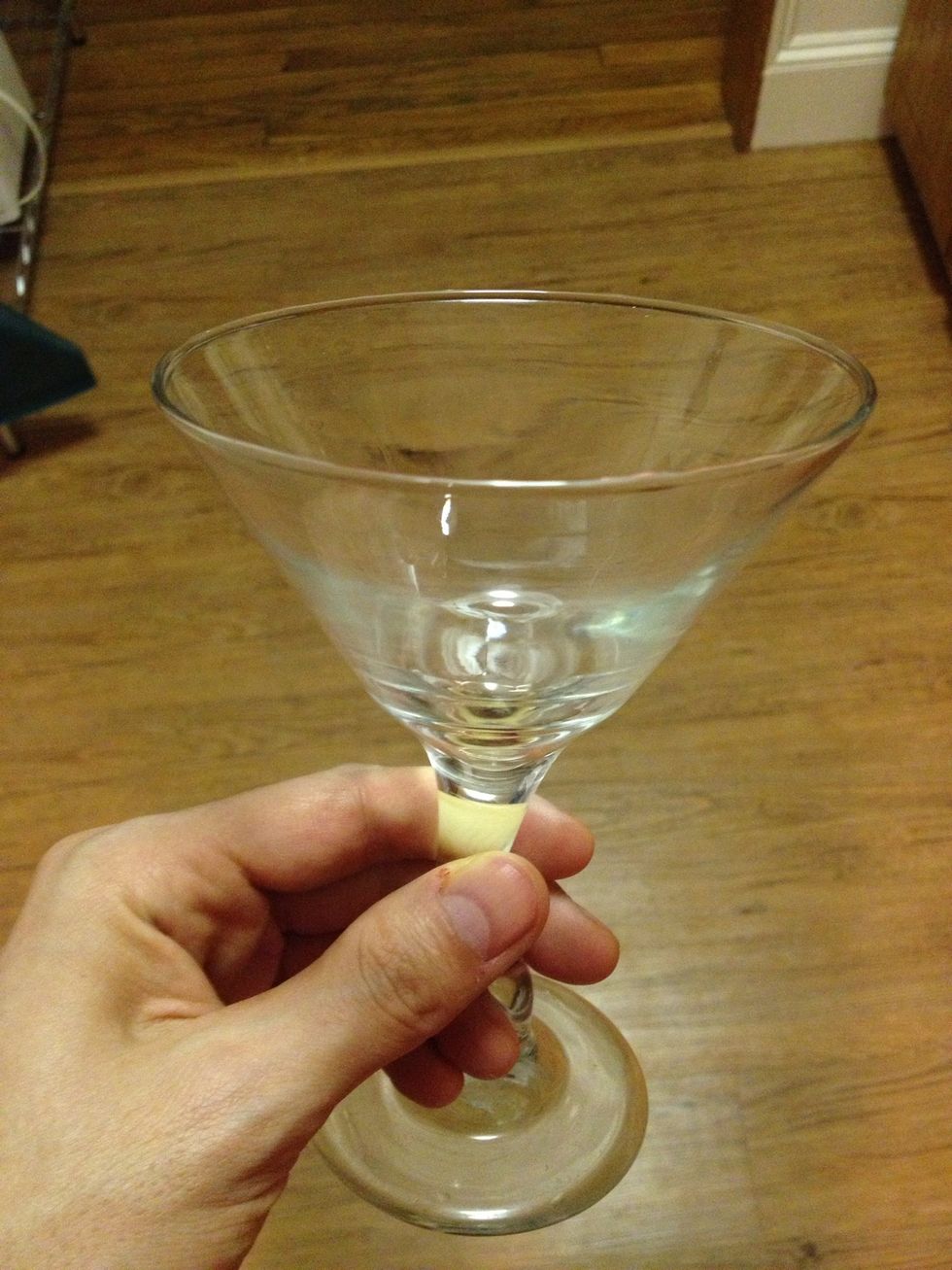 Grab your serving container. I like Martini glasses.