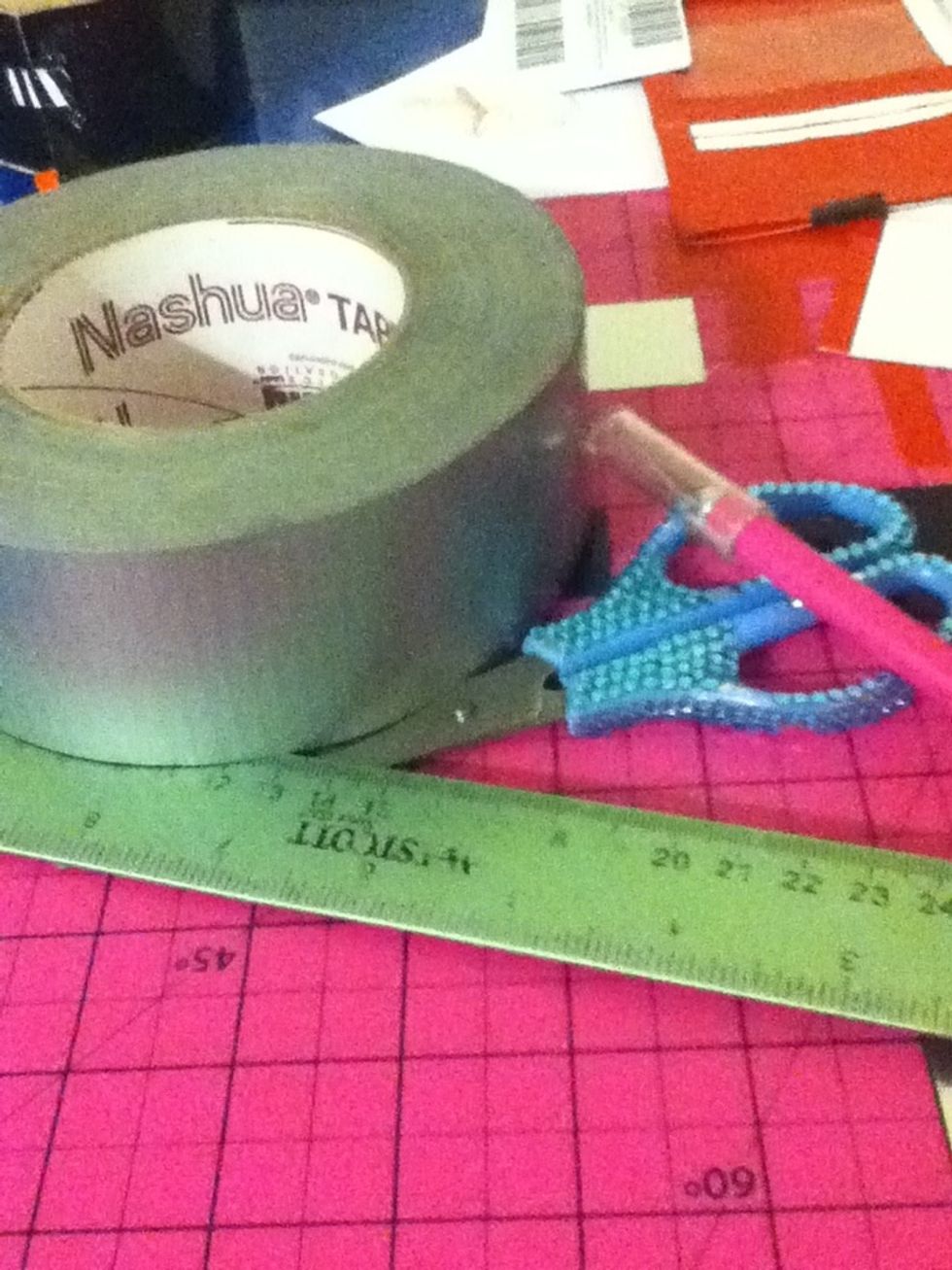 Grab your supplies! Cutting mat is optional so is the xacto knife:)